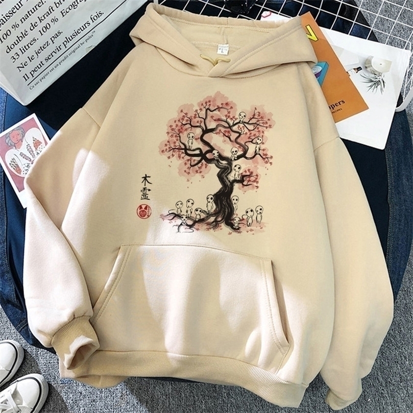 

Womens Hoodies Sweatshirts Studio Ghibli Totoro Japanese Anime Funny Cartoon Hoodie Women Spirited Away Miyazaki Hayao Sweatshirt 90s Graphic Hoody Female 220901, 15