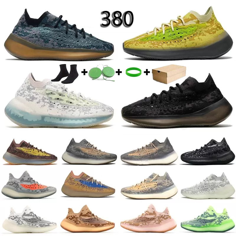 

woman men 380s Running Shoes Sneakers womens mens shoe Yecoraite Reflective Covellite Lmnte Alien Hylte Alien Blue Calcite Glow Onyx 380, Box