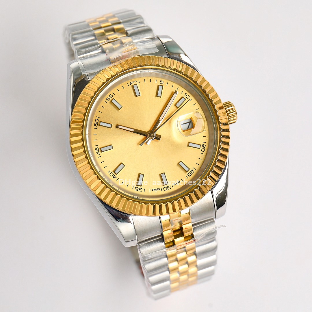 

Luxury Watch Automatic Mechanical Mens Womens Designer Watches Grey Relojes De Lujo Para Hombre Luminous Datejust 41MM 36 31 High quality Wristwatch montre de luxe