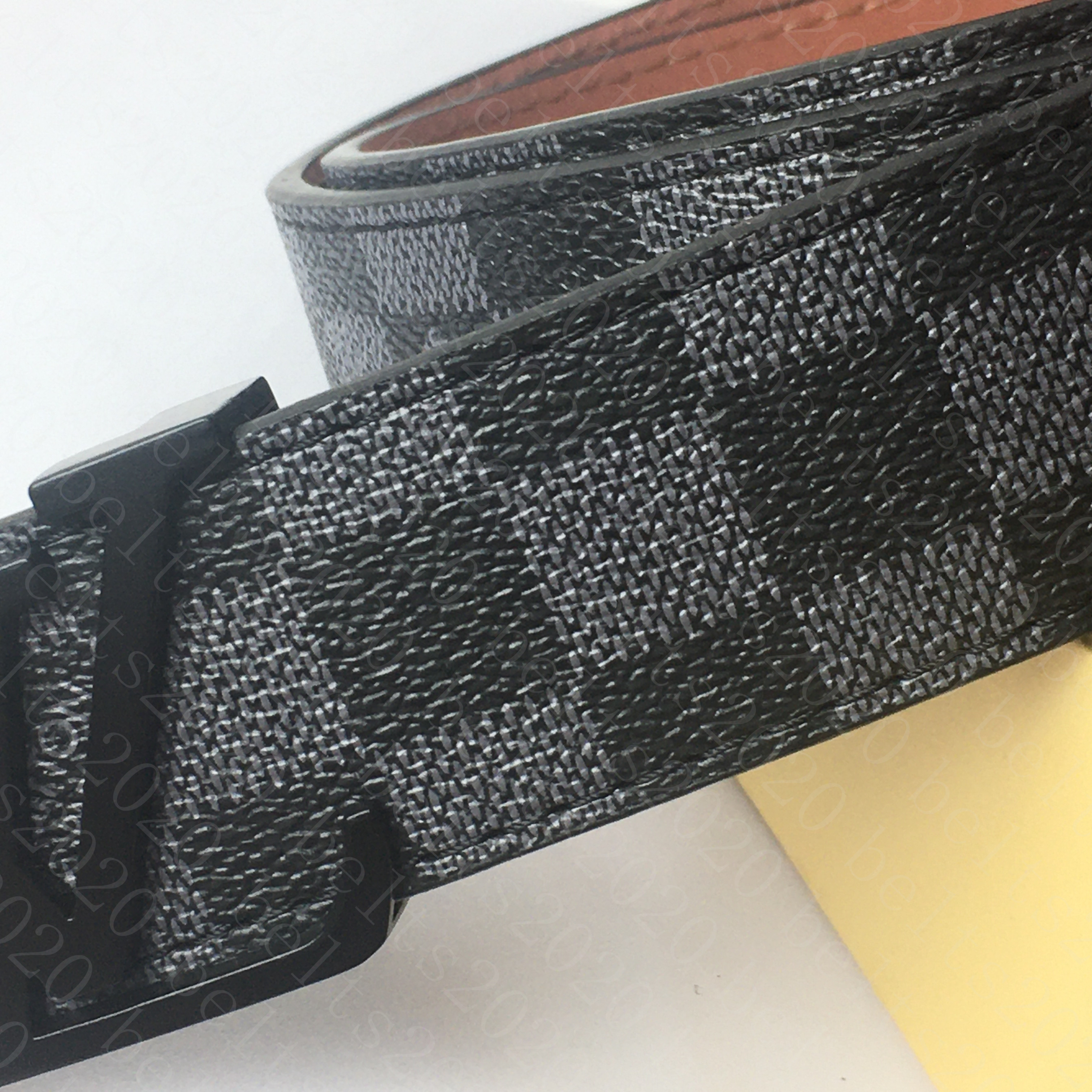 

High Quality Big Buckle Men Luxury Belt Genuine Leather Women Cowskin Designer Belts Men's Fashion Accessories 105-120 cm, Customize