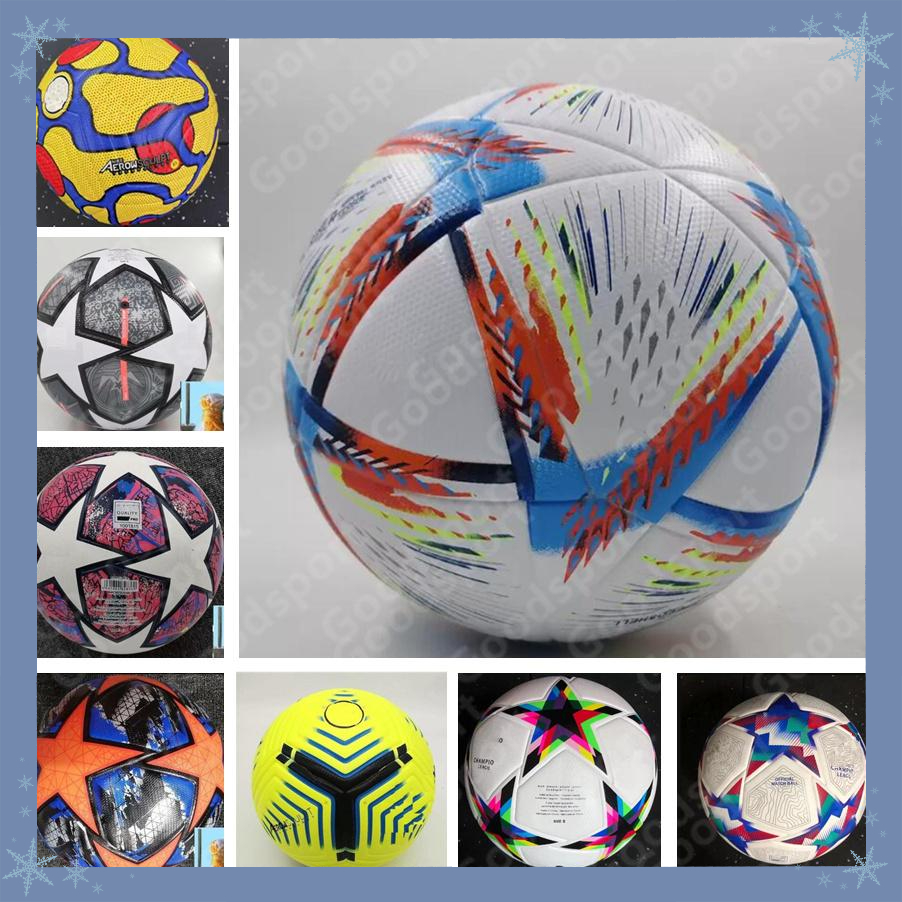 Balls Qatar World Cup 2022 Soccer Ball Taille 5 Pu High-Grade Match Football Champions Match Liga Premer Finals Calcio Futeball