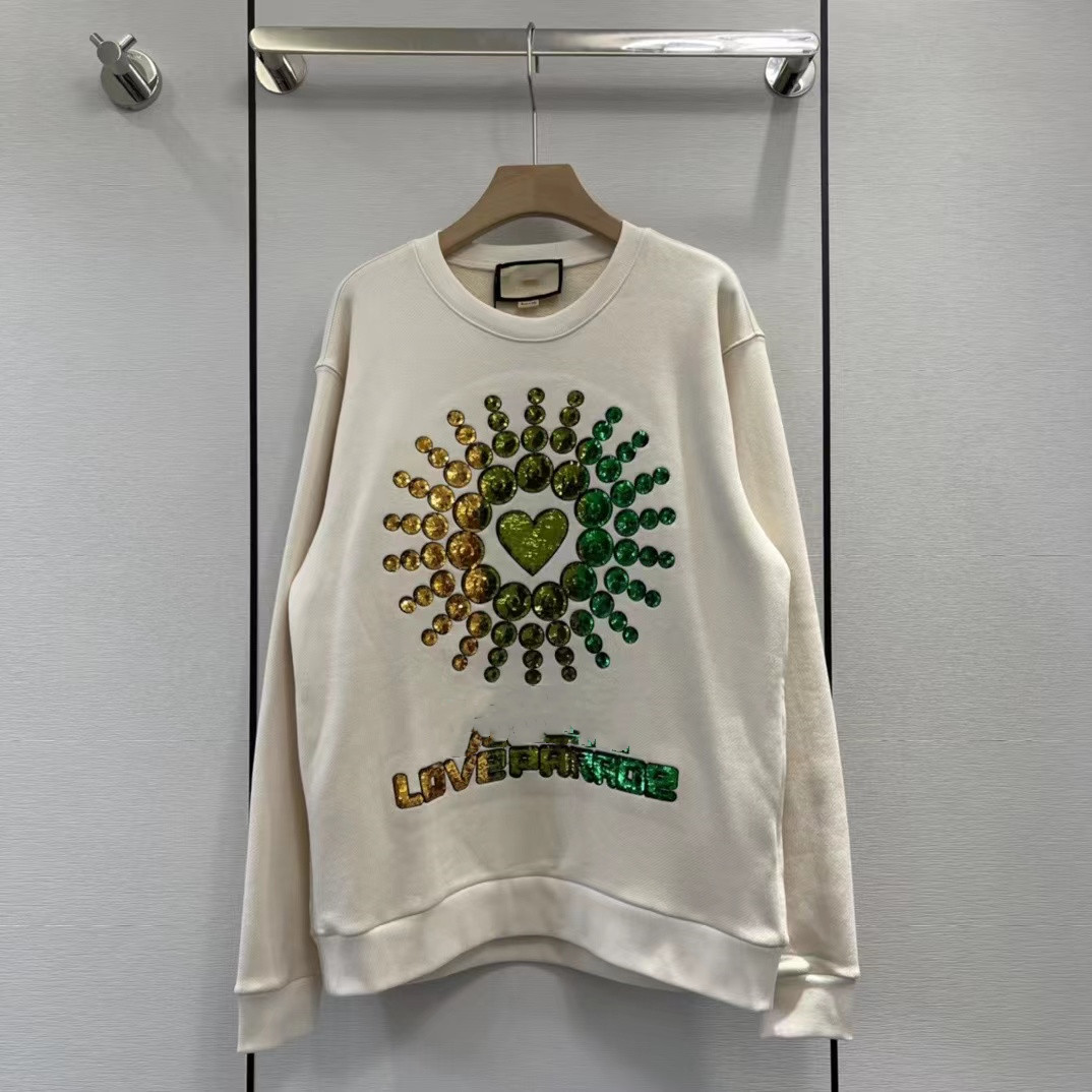 

Women's Hoodies 2022 New Autumn Winter O Neck Long Sleeve Print Panelled designer Coat And Brand Same Style Sweatshirts 0901-6, Picture color