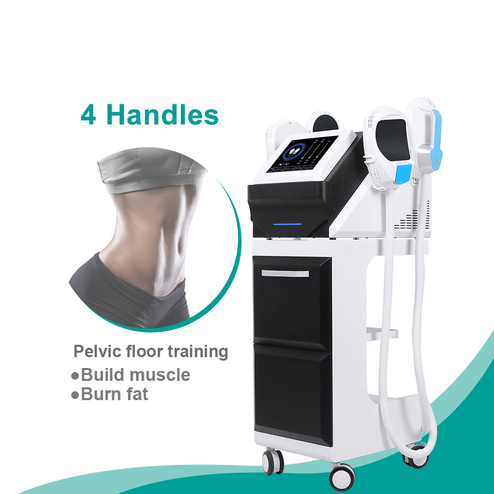 EMS Minceur Machine RF Muscle Building Burn Fat Electromagnétique Build Muscle Body Sculpting 4 Poignées NEO Shaping Beauty Instrument