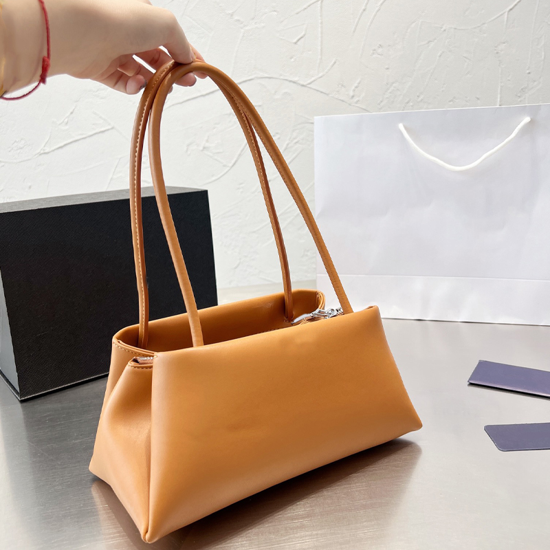 

Narrow Leather Handle Three Pocket Shoulder bags womens small leather bag white black pink handbag fashion designer clutch 2022 show 28CM, I need to other products