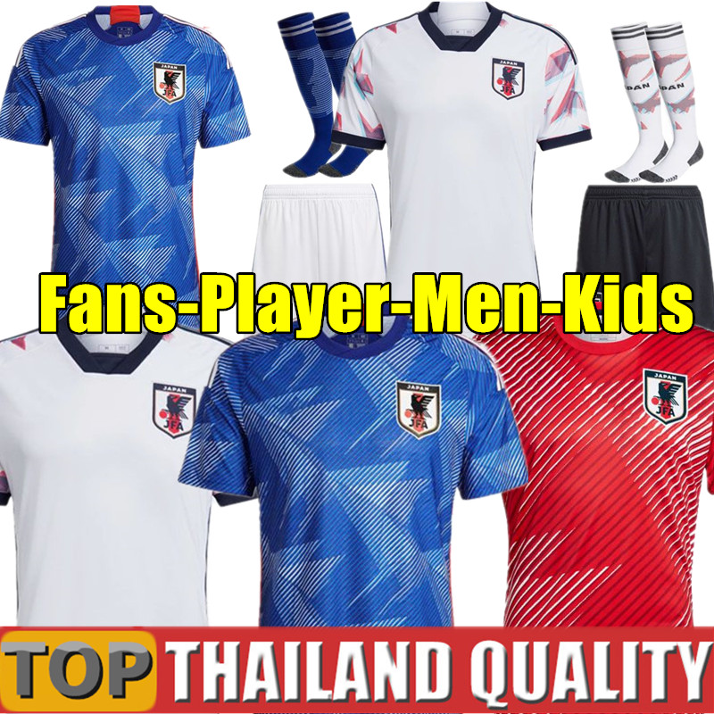 

22 23 Japan Soccer Jerseys KUBO 2022 2023 Fans Player Version MINAMINO SHIBASAKI ITO YOSHIDA Football Shirt KAMADA TSUBASA HARAGUCHI Men Kids Kit uniform, 2022 home player - men