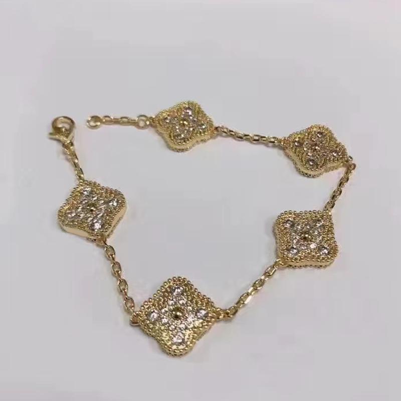 Luxury Design Clover Charm Bracelet Pendant Necklace for Women Gift-image-797896818