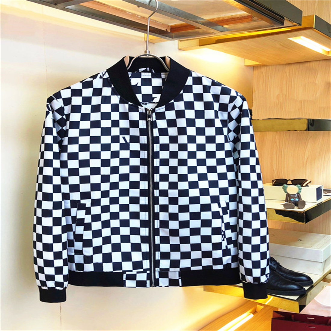 

2022 Fashion Mens Designer Jacket Coats High quality Striped Windbreaker sportswear Outerwear Wind Casual Plus Size Baseball Zipper Hoodies Jackets