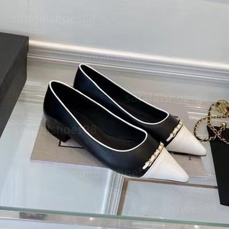 

Womens Shoe Flat Pointed Toe Ballerinas Dress Shoes Slip on Ballet Pump Chains Comfy Soft Leather Designer Shoes Loafer Flats Heel Pumps Loafers Slingbacks, Pls contact for more detail photos
