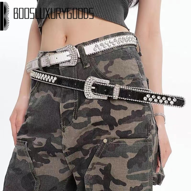 

2022 Designer Belt Bb Simon Belts for Men Women Shiny diamond belt black cintura uomo boosluxurygoods, With logo bb simon