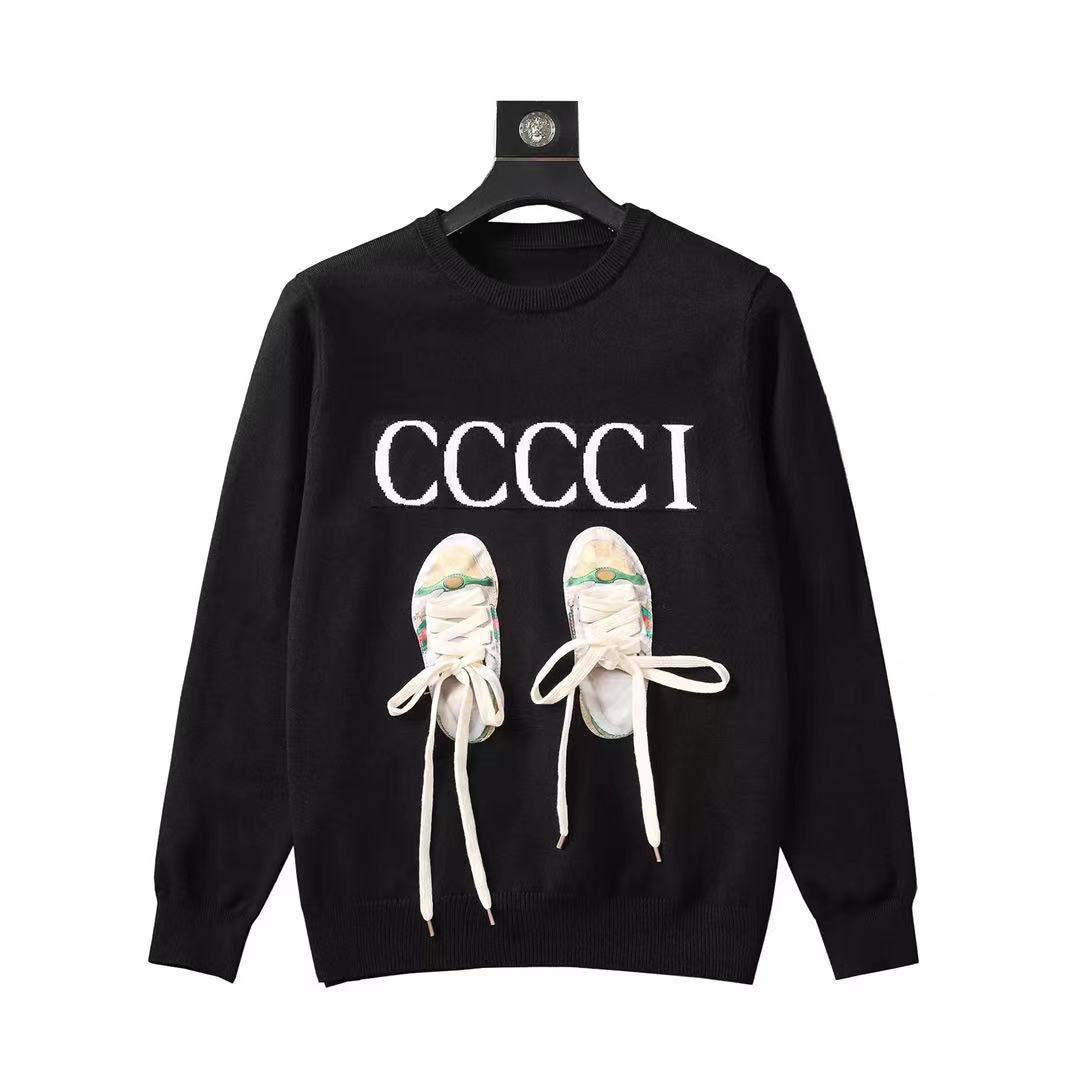 

New Trend Men's Designer Sweater Letter Embroidery Medusa Winter Autumn, Customize