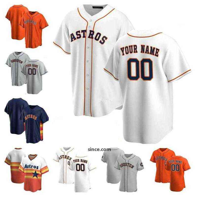 

College Baseball Wears Houston 27 Jose Altuve Jersey George Springer Alex Bregman Michael Brantley Yuli Gurriel Alvarez Men Women kids Astro, Color 5