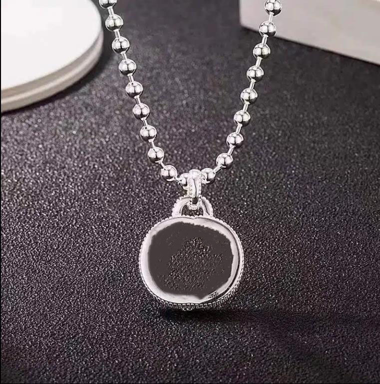 

Twist necklace 925 silver interlock designer jewelry necklaces gold chain luxury heart for mens womens bijoux