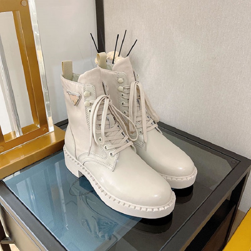 

New winter boots for women 2022 luxury designer shoes botas mujer invierno 2022, White