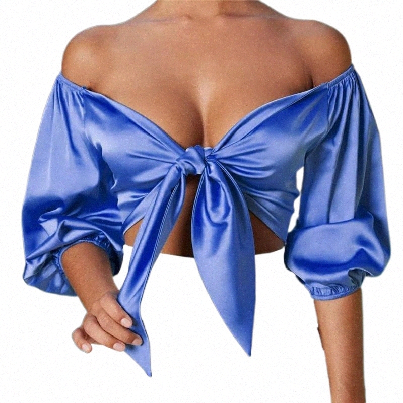 

Women's Tanks & Camis women's Tanks & Camis Sexy Satin Slik Crop Top Women Bow Sashes V Neck Sleeveless Half Sleeve Cropped Backless Feminino Tank W3 i7f0#, Fuchsia