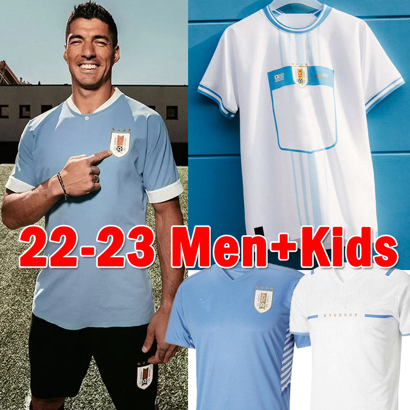 

Uruguay Soccer Jerseys 2022 2023 Copa America L.suarez E.cavani F. Valverde N. Nandez J.M.Gimenez De La Cruz National Team 21 22 jersey Football Shirt Uniforms Thailand, 22-23 home kids kits