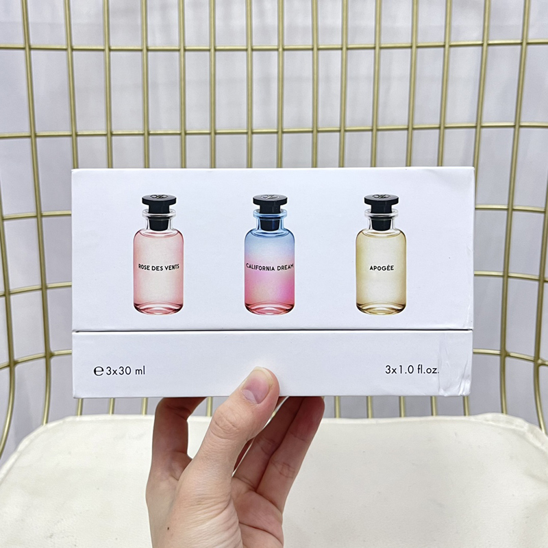 

perfume set 30ml 3 pieces fragrances suit Rose des Vents Apogee California Dream Precious Quality and Equisite Packaging