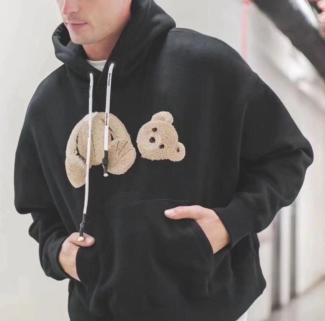 Hoodie Mens Sweatshirts For Man Designer Angels Angel Broken Bear Palm Letter Print Men Women Teddy Long Sleeve Loose Lovers Wear Autumn Winter P-image-797720955