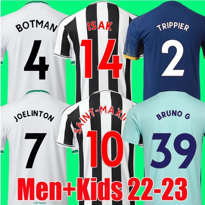 

Newcastle WILSON Soccer Jersey SAINT-MAXIMIN BRUNO G. 2022 2023 TRIPPIER MURPHY SHELVEY TRIPPIER 22 23 Football Shirt Kids Kit Shearer WOOD TARGETT home united, 22 23 home aldult
