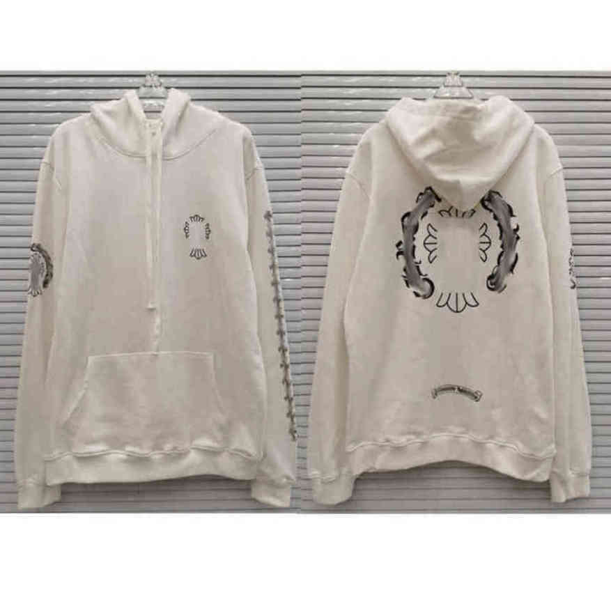Classic Luxury Men's Sweatshirts Brand Ch Designer Hoodie Fashion Men Women Horseshoe Loose Zipper Jacket Pullover Hooded Tops Coat Sweater-image-800634170