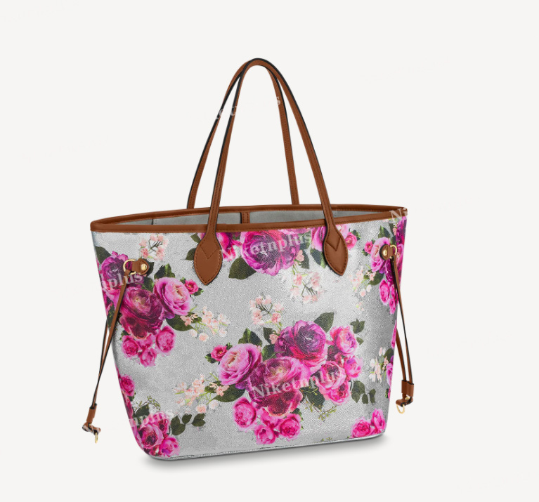 

Never MM Full M21352 Composite Tote bags Garden capsule Fall- Winter 2022ss designer Women Leather Monograms flower patter Shoulder CrossBody bag, 01
