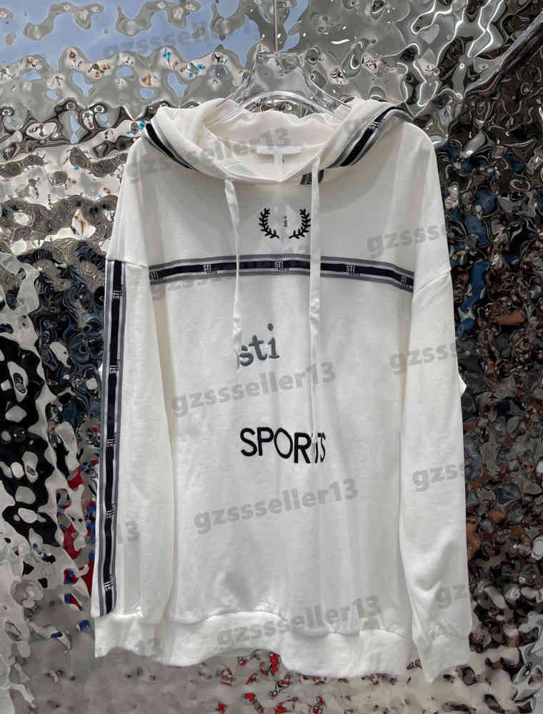 

Designer Womens Hoodie Fashion Striped Letter Logo Print Embroidery Hoodie 22SS Autumn Thin Pullover Hooded Sweatshirt Tops For Women Clothing 0912, 11