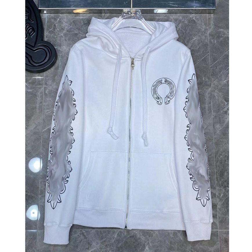 

Classic Luxury Men' Sweatshirts Ch Designer Hoodie Fashion Men Women Horseshoe Sanskrit Loose Zipper Jacket Pullover Hooded Tops Coat Sweater Hoodies 1f89, Picture please contact us