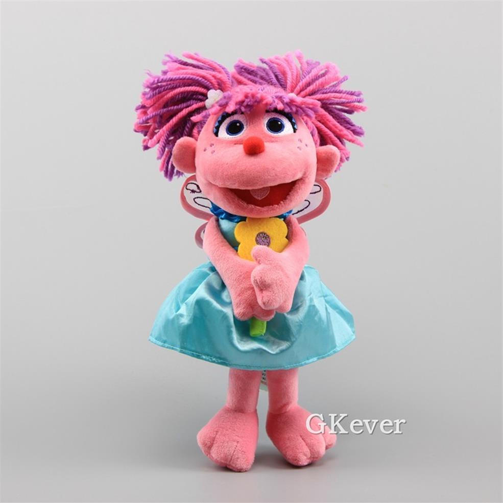 

12 30 CM Sesame Street Lovely Abby Cadabby Fairy Angel Plush Doll toys Baby Education Dolls Anime plush toys doll Children Gift LJ20091246p, White