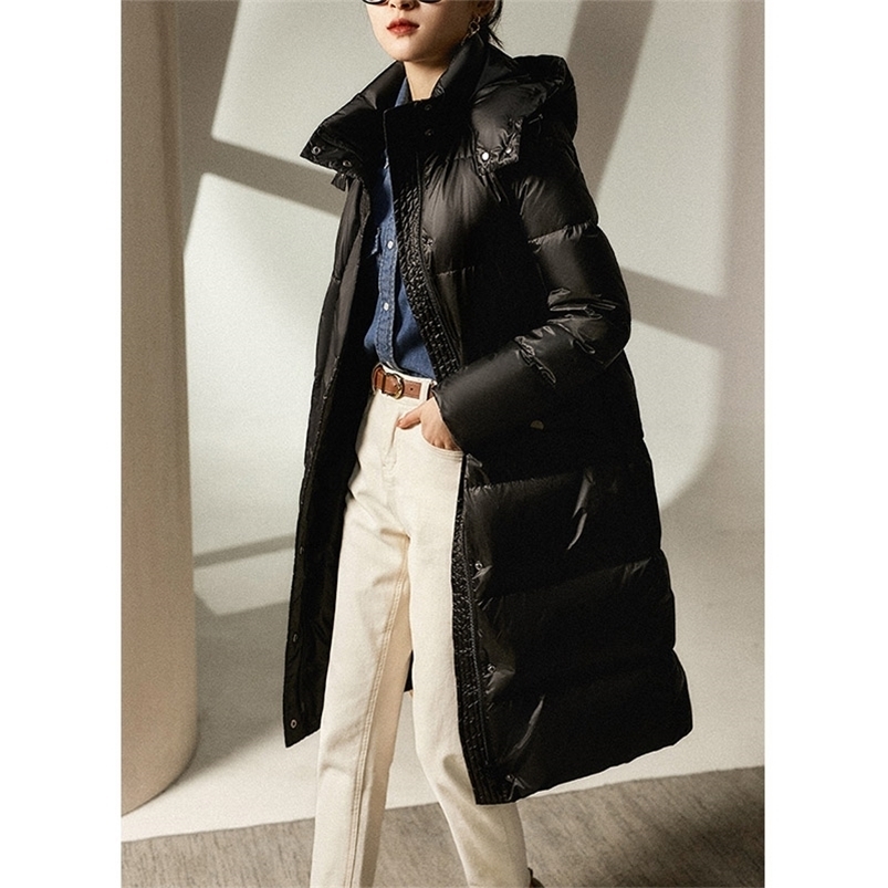 

Women's Down Parkas Winter coat Puffer Fashion Hood Zipper Warm Jacket 220901, Red