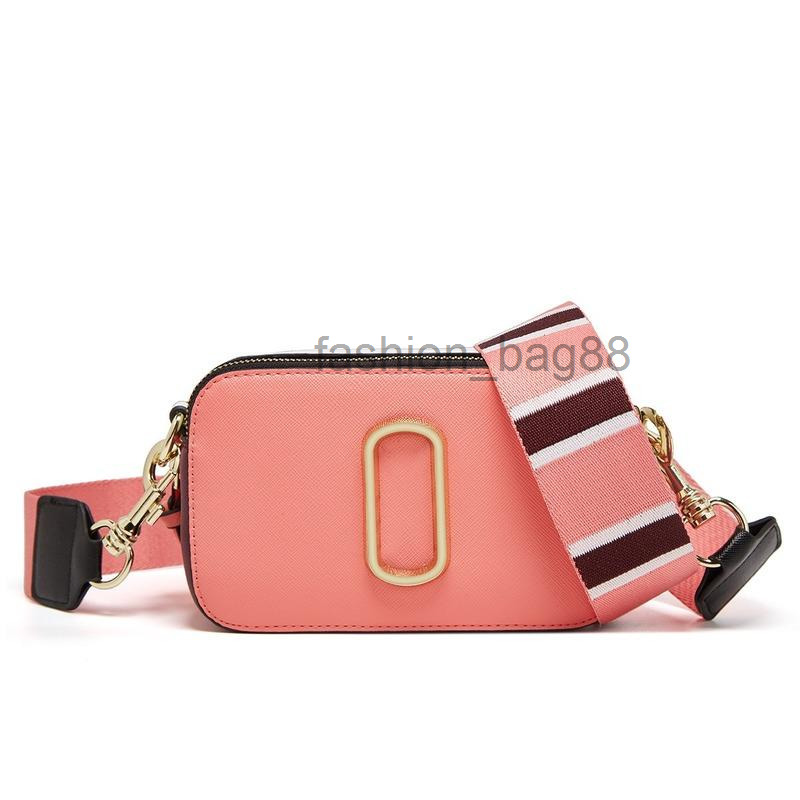 

Evening Bags Texture Women's Bag M Wide Shoulder Belt J Fashion Color Matching Camera Single Slung 2022, 88