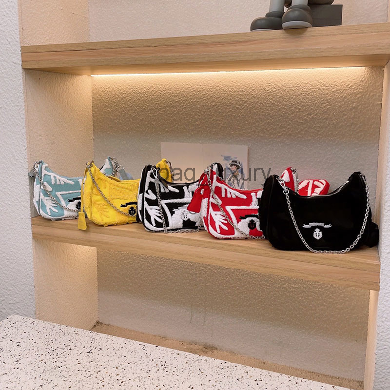 

Shoulder Bags Shoulder Designer Bags Woman Fashion Crossbody Bag Stylish Terry Wallets With Mini Purses Women Letter Print Beach Bag High Quality