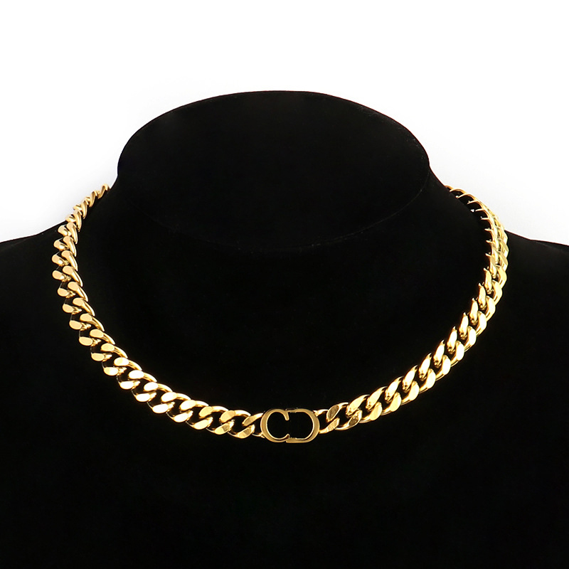 

D Designer Necklaces Luxury Brand Fashion Necklaces Men & Women Classic Vintage Necklace Wedding Party Valentine Jewelry Gifts