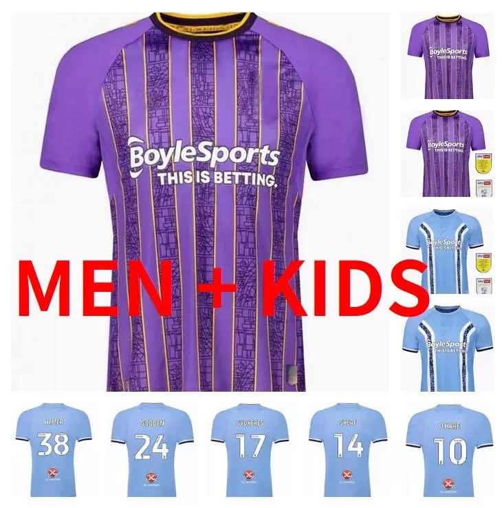 

top thailand 22 23 Coventry City soccer jersey 2022 2023 home blue 10 O Hare Sheaf 17 Gyokeres 24 Godden 38 Hamer men kids kit football shirts adult c n0DM#, Brown