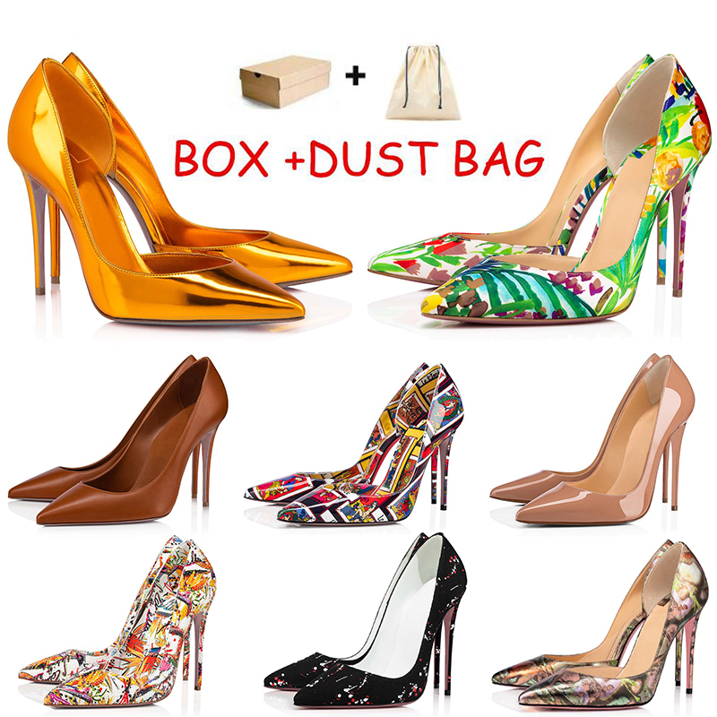 

2022 aaa Quality Red Bottoms Shoe Heels Women Dress Shoes Fashion Designer High Heel 8 10 12cm So Kate Iriza Hot Chick Round Pointed Toes Pumps Wedding Party Sneakers, A#36 35-42