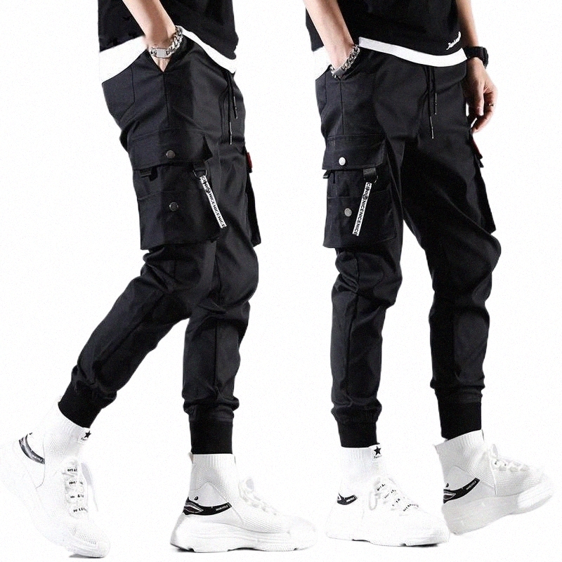 Men's Pants men's Pants 2021 Fashion Tracksuit Joggers Cargo Streetwear Sweatpants Casual Harajuku Youth Elastic Waist Work Men Trouser-image-797935482