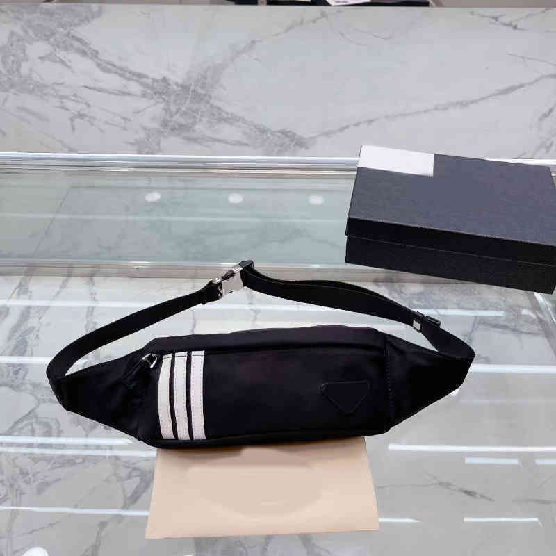 

Shoulder Bags Fanny Packs Designers Unisex Belt Bags for Women Designer Leather Bum Bags Lady Crossbody Bag Men Waist Bag 220821, Prabag-black