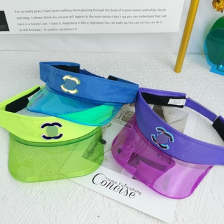 

Visors Fashion Designer Stingy Brim Hat Sun Protection Women's Cap, Red