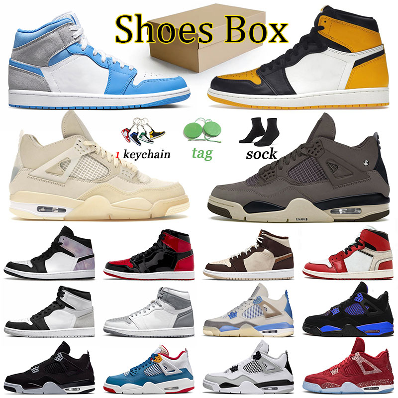 

Travis Scotts 1 Basketball Shoes Jorden 4s Jumpman Violet Ore J4 Men Trainers Offs White Women Sport 1s Yellow Toe Stealth Jorda Stage Haze Black Canvas 4 Sneakers US 13, A3 snakeskin - white high 36-47