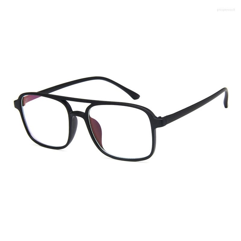 

Sunglasses Frames Retro Men Transparent Glasses Frame Women Square Double Beam Clear Glass Eyeglasses Europe America Style Eyewear For