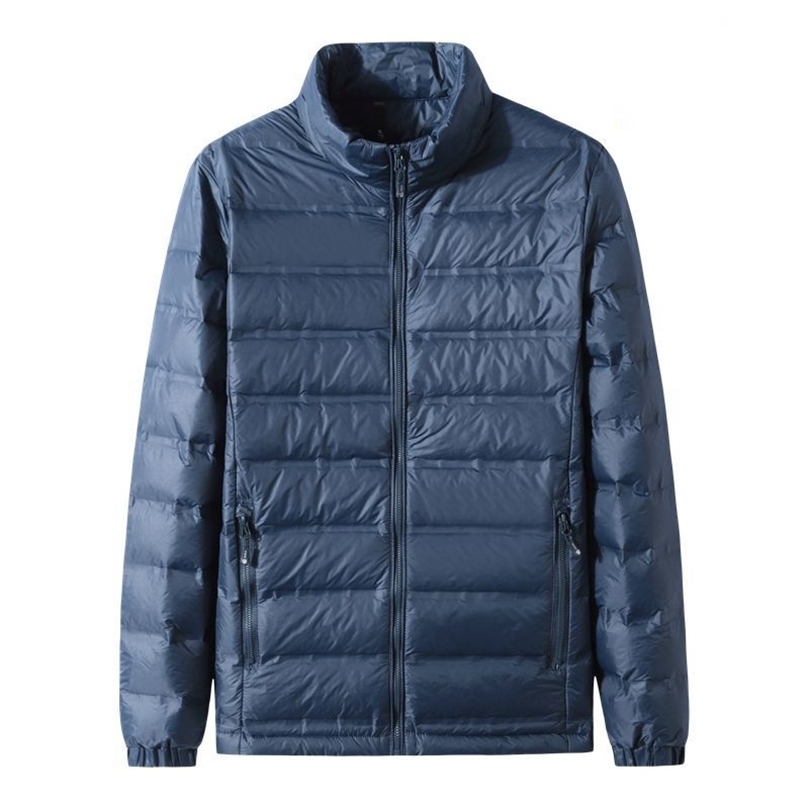 Mens Down Parkas Men Winter Jacket Men Ultra Light White Duck Down Jackets Casual Portable Winter Stand Collar Coat Down Parkas R105 220902