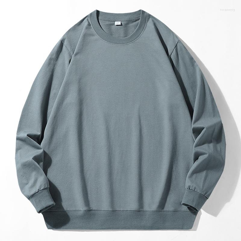 

Men's Hoodies Fall Sweater Men Loose Drop Shoulder Round Neck Pullover Japanese Casual Top, Black