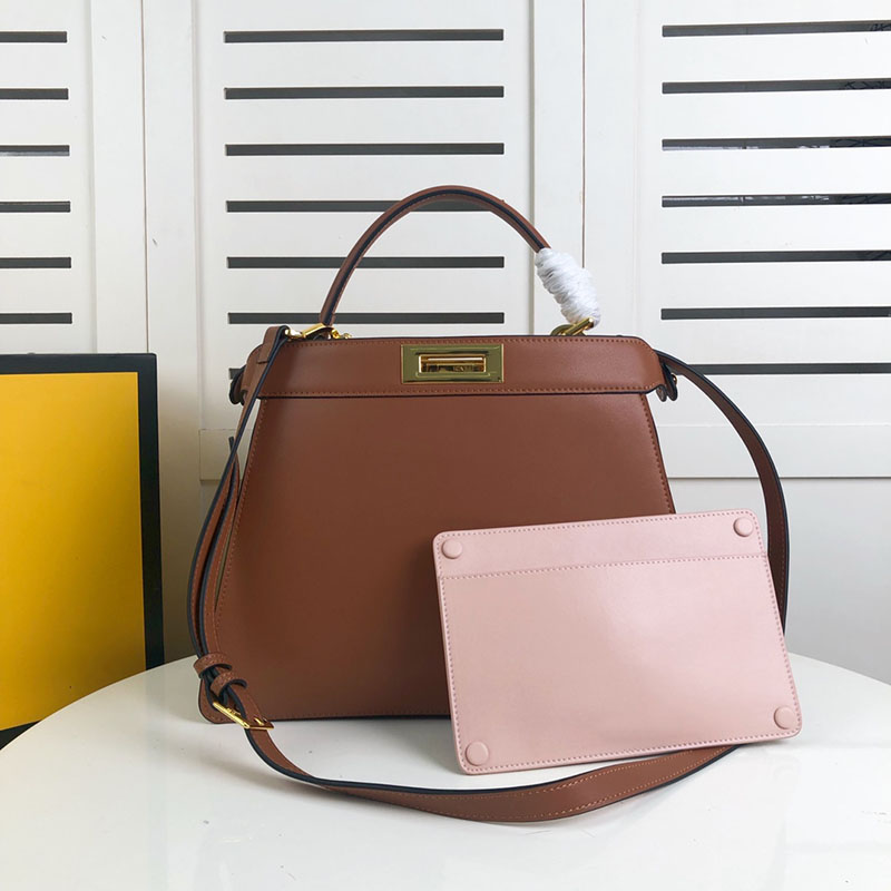

33cm Peeka Boo Tote Bags Women Large Handbags Crossbody Shoulder Shop Bags Purse Top Quality Genuine Leather Twist Lock Pouch Detachable Inner Bag High Capacity, Just a box is not sold separately