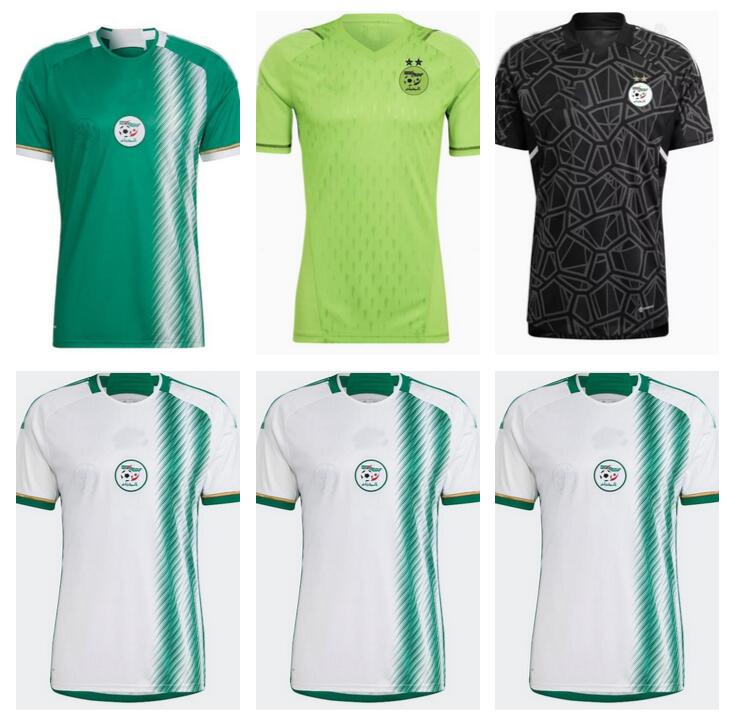 

2022 2023 Algeria MAHREZ Soccer Jerseys argelia 21 23 ATAL FEGHOULI SLIMANI BRAHIMI Home BENNACER men kids Football Shirts Maillot de foot