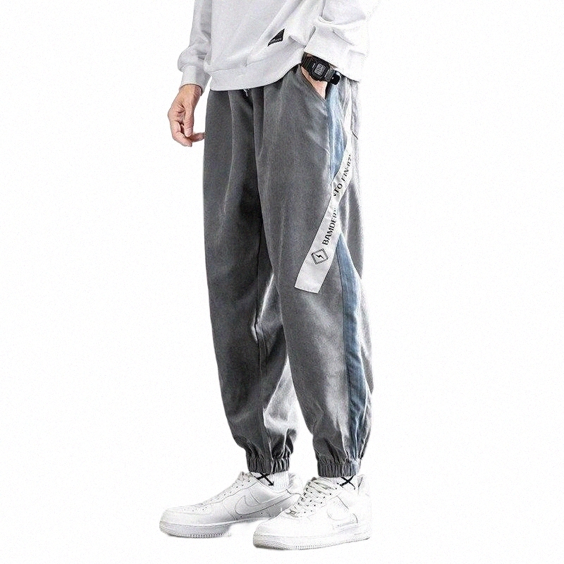 Men's Pants men's Casual Pants 2021 Spring And Autumn Ankle-Length Trendy All-Match Loose Harem 43FK#-image-797950636