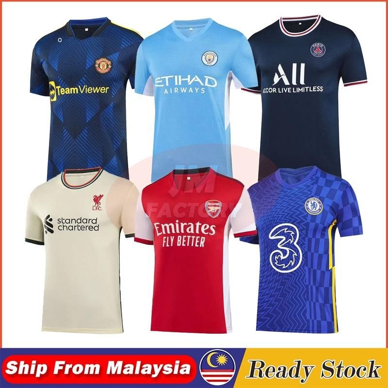

Soccer Jerseys JMF Borong Price Men Jersey T-Shirt Soccer Club Football, As pic