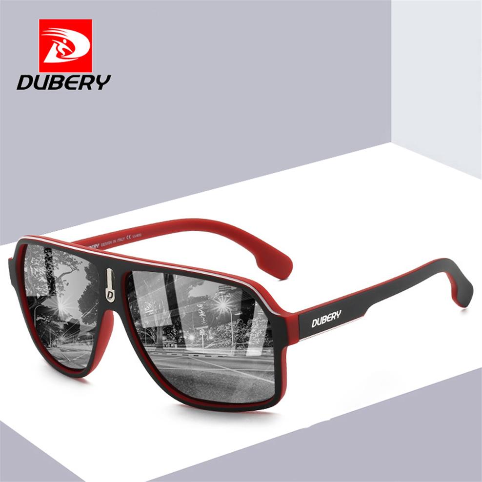 

DUBERY Sunglasses Men Polarized UV400 High Quality Fashion TAC Mirror PC Frame Ultralight Men Sun Glasses Outdoor Goggles D4260G
