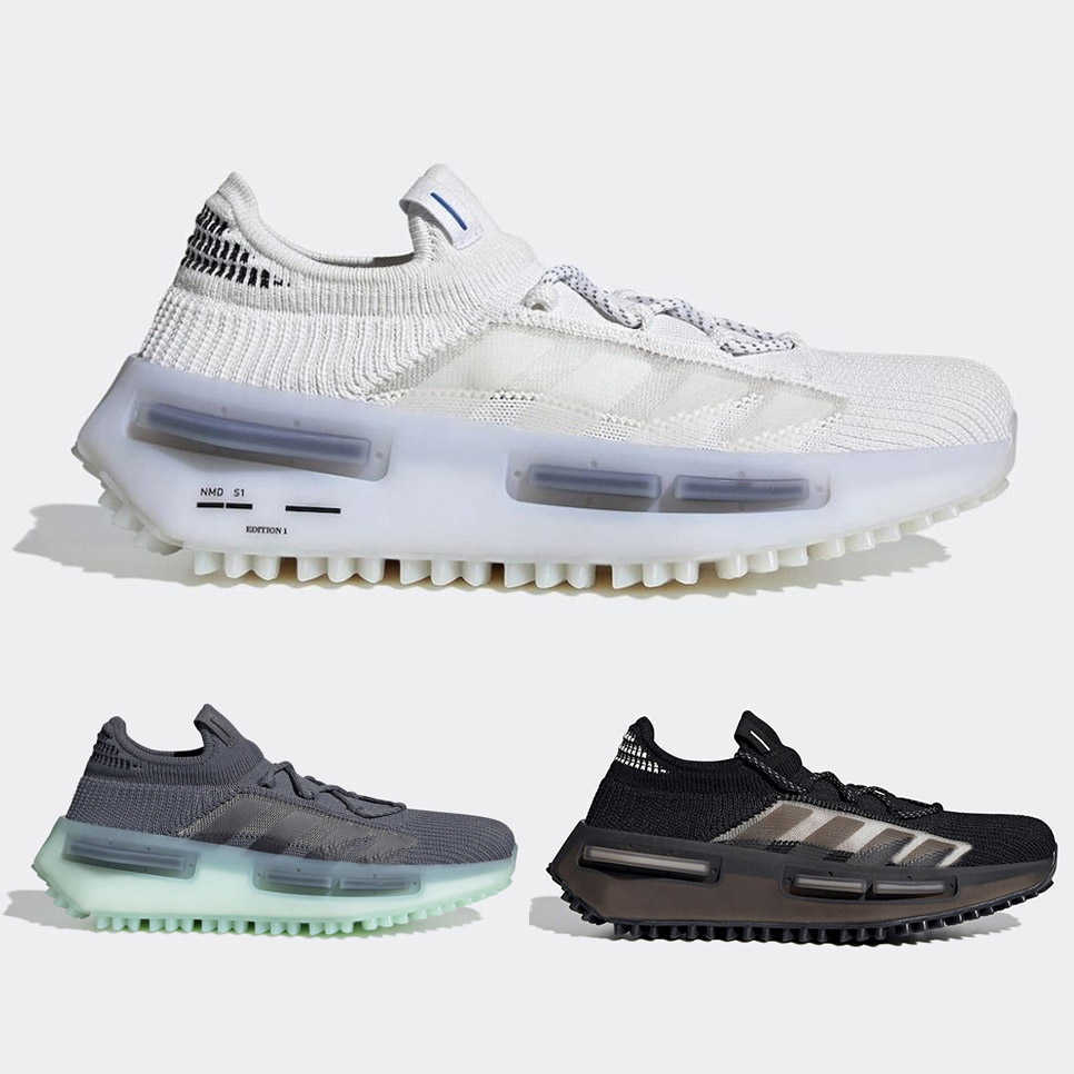 S1 Edition 1 mens running shoes PK Cloud White Green Glow Core Black Knit mesh men women trainers sports sneakers fashion Chaussures High