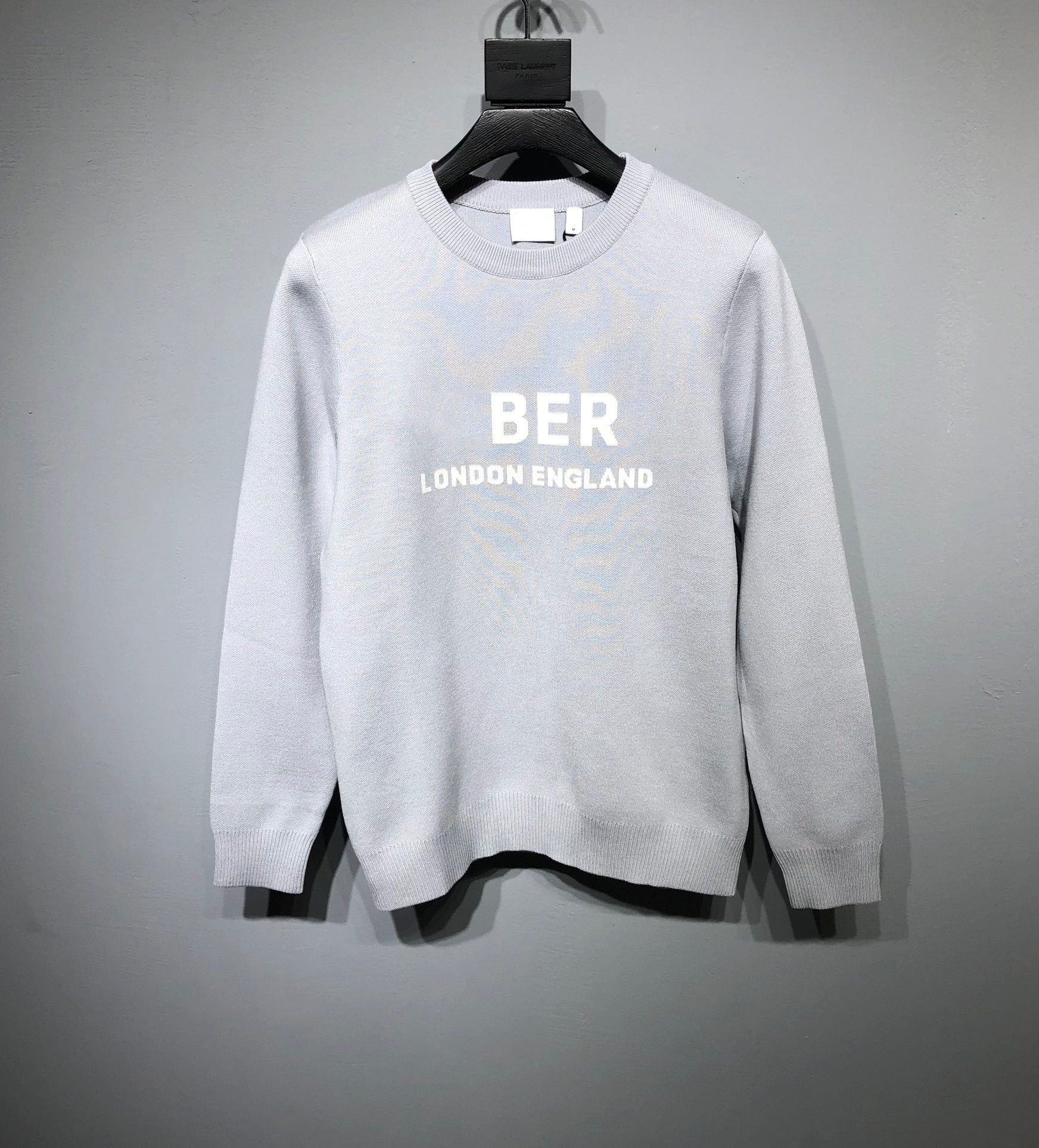 

Men's Plus Size Sweaters hoodies in autumn / winter 2022acquard knitting machine e Custom jnlarged detail crew neck cotton e34W24t, Gray