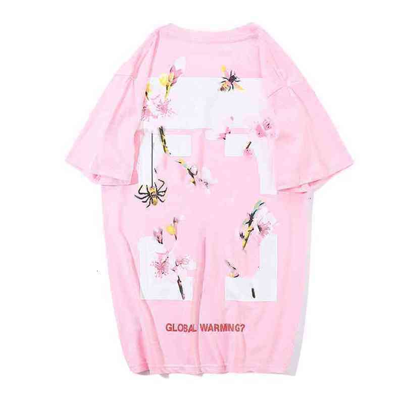 

Men's T shirts Off Offs White New Street Fashion Brand Couple Star with Short Sleeve T-shirt Printed Letter x the Back Print