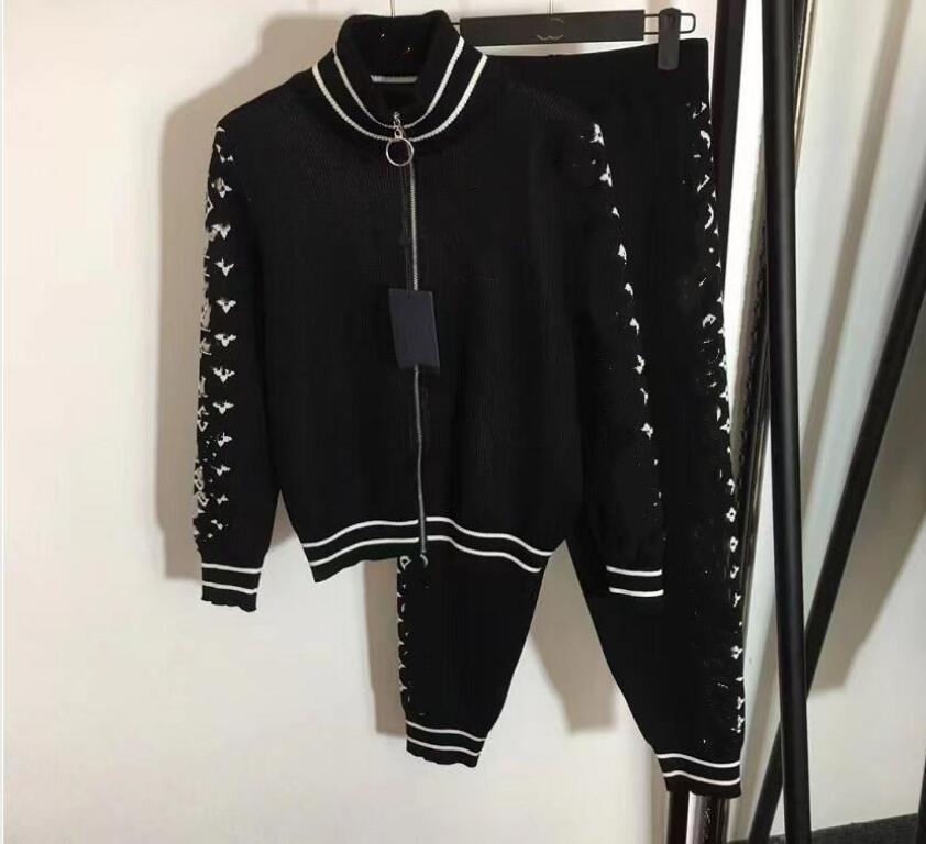 

Womens Tracksuits Terry Sweater Pattern Brand Designer Tops Shirts Joggers Suit Fashion Tracksuit Jumpers Pants, 01