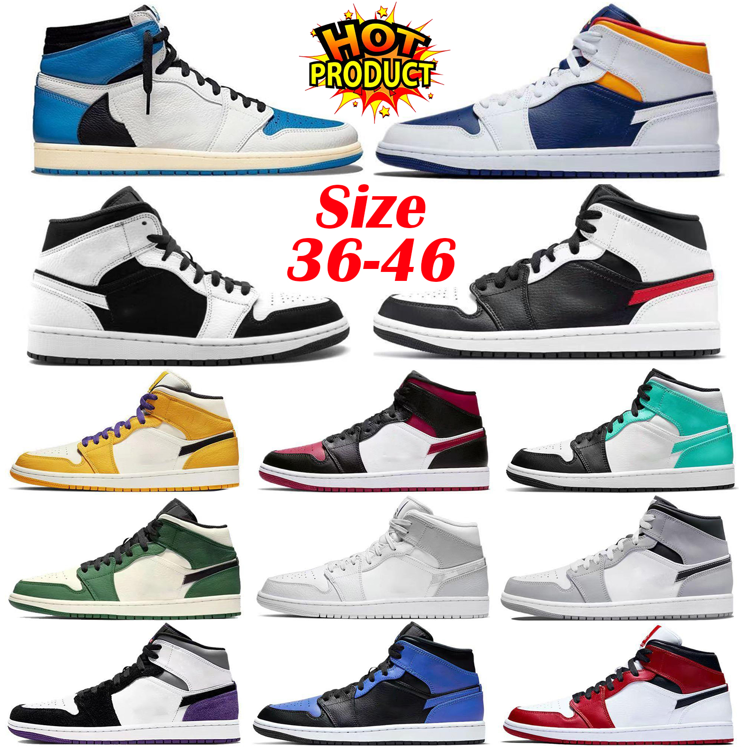 

high sports basketball shoes mens women hyper royal university blue bred black toe dark mocha shadow daimond denim obsidian chicago casual running shoes, # box